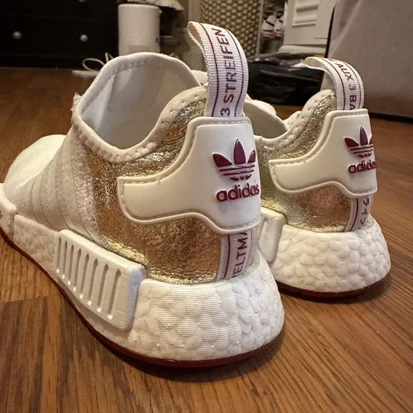 adidas gazelle silver green womens adidas NMD_R1 Strap Shoes - Women's - Cloud White / Lucid Blue